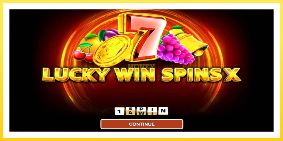 Slika 1 igralni avtomat Lucky Win Spins X