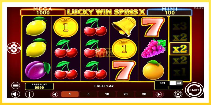 Slika 2 igralni avtomat Lucky Win Spins X