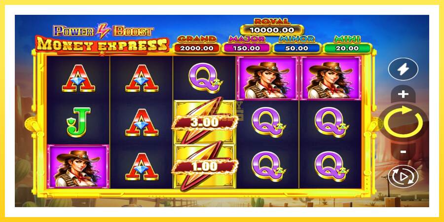 Slika 1 igralni avtomat Power Boost: Money Express