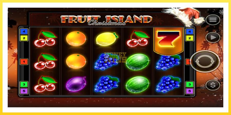 Slika 1 igralni avtomat Fruit Island Christmas