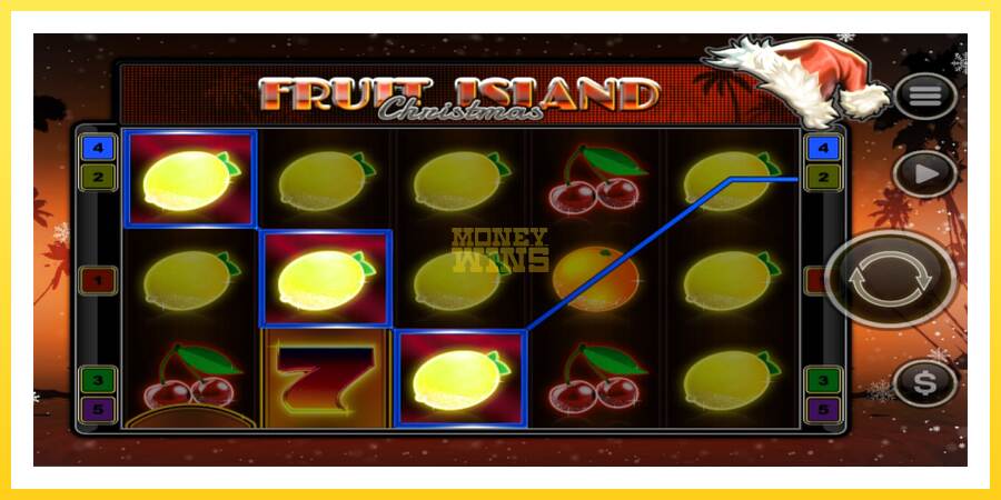 Slika 3 igralni avtomat Fruit Island Christmas