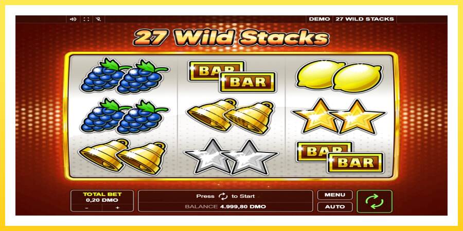 Slika 1 igralni avtomat 27 Wild Stacks