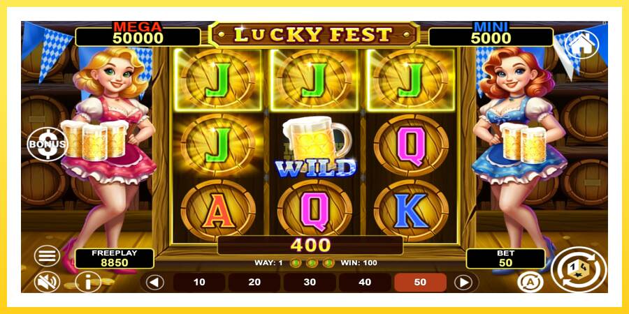 Slika 2 igralni avtomat Lucky Fest Hold & Win