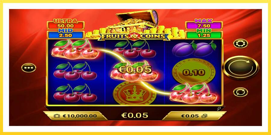 Slika 4 igralni avtomat Fruits & Coins