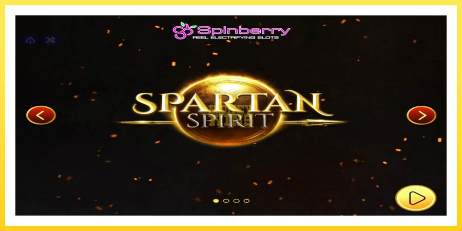 Slika 1 igralni avtomat Spartan Spirit