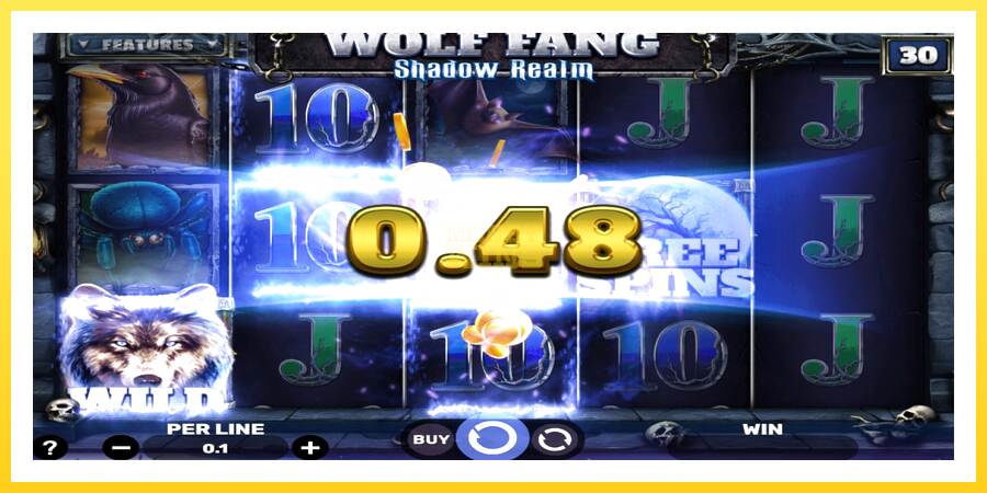 Slika 2 igralni avtomat Wolf Fang - Shadow Realm