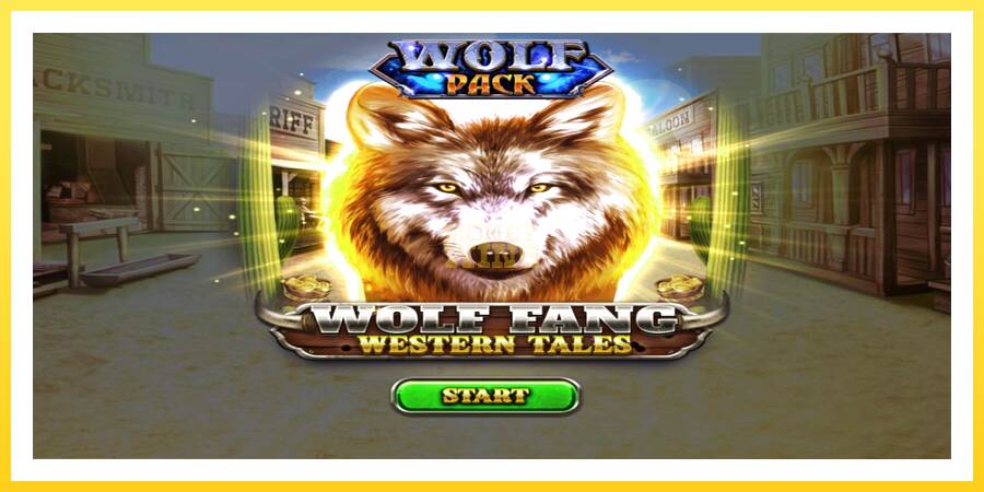 Slika 1 igralni avtomat Wolf Fang - Western Tales