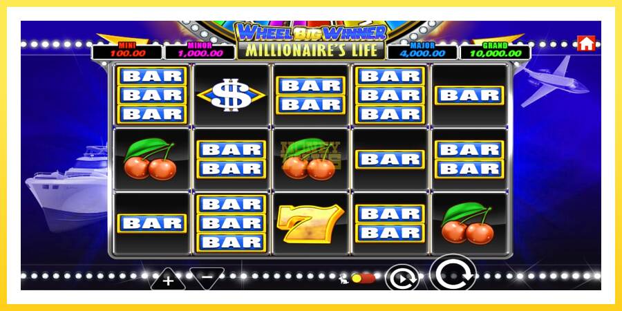 Slika 1 igralni avtomat Wheel Big Winner Millionaires Life