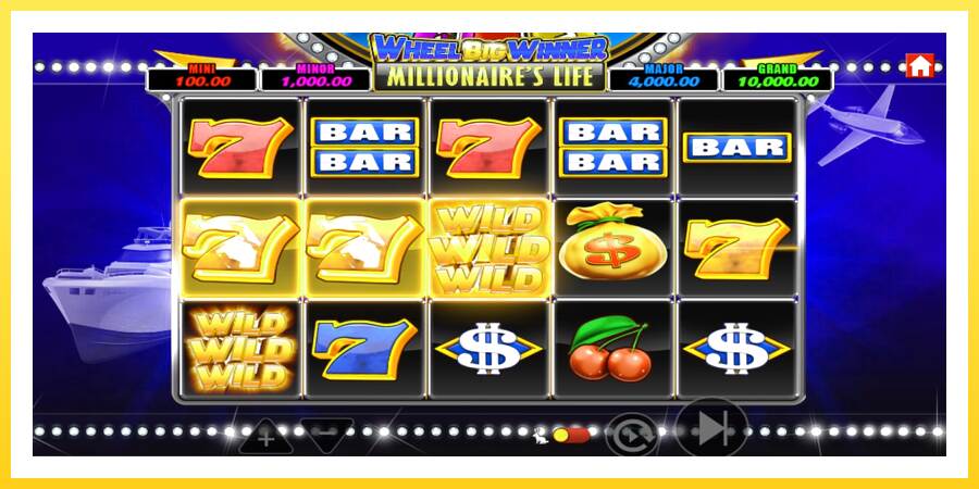 Slika 4 igralni avtomat Wheel Big Winner Millionaires Life