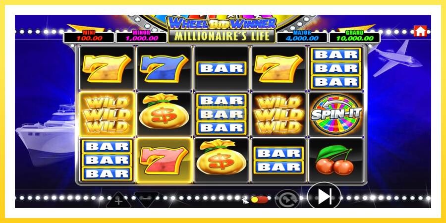 Slika 5 igralni avtomat Wheel Big Winner Millionaires Life