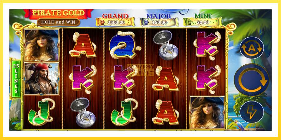 Slika 2 igralni avtomat Pirate Gold Hold and Win