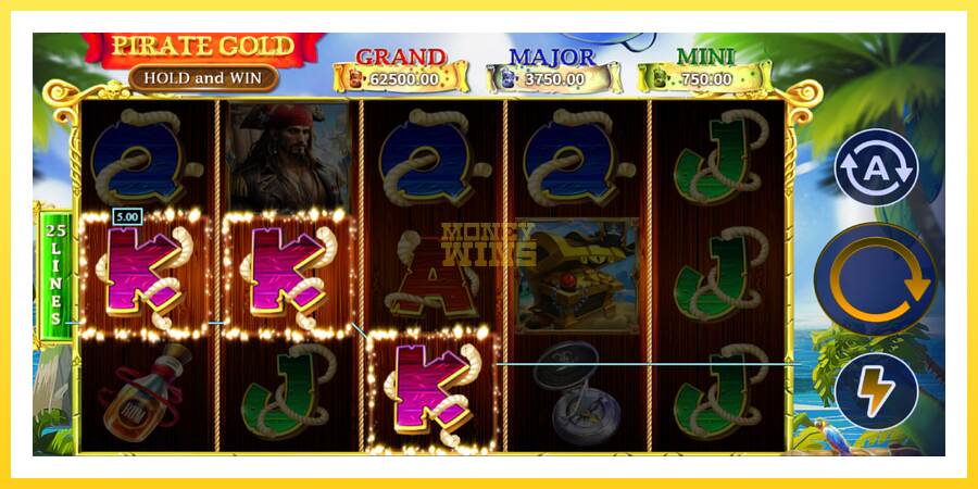 Slika 4 igralni avtomat Pirate Gold Hold and Win