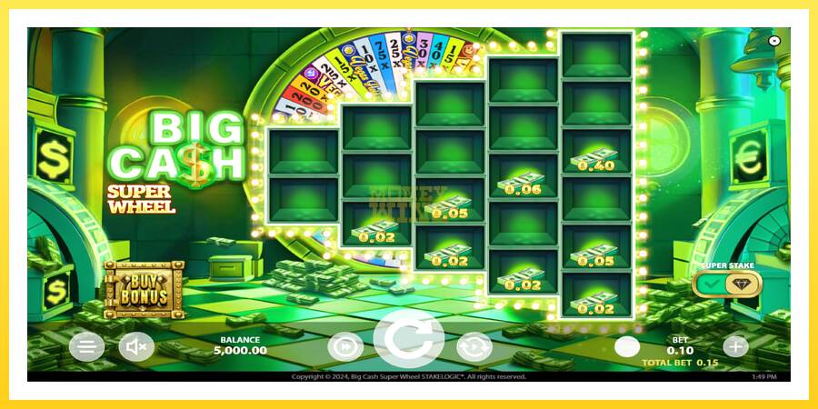 Slika 2 igralni avtomat Big Cash Super Wheel