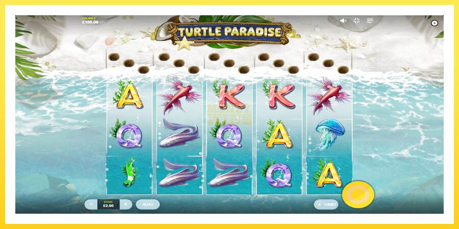 Slika 2 igralni avtomat Turtle Paradise