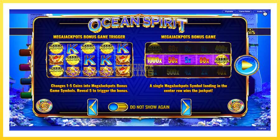 Slika 2 igralni avtomat Ocean Spirit MegaJackpots