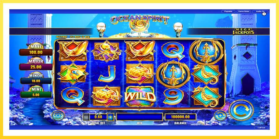 Slika 3 igralni avtomat Ocean Spirit MegaJackpots