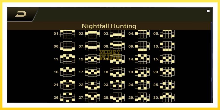 Slika 7 igralni avtomat Nightfall Hunting