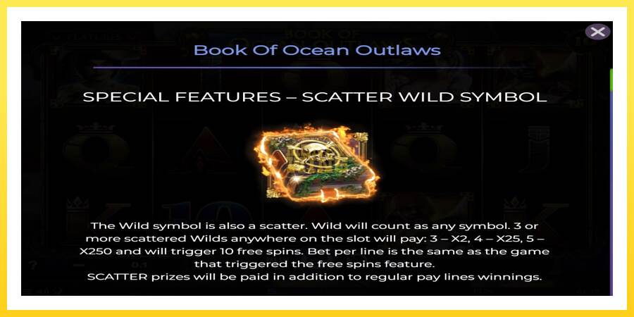 Slika 4 igralni avtomat Book of Ocean Outlaws