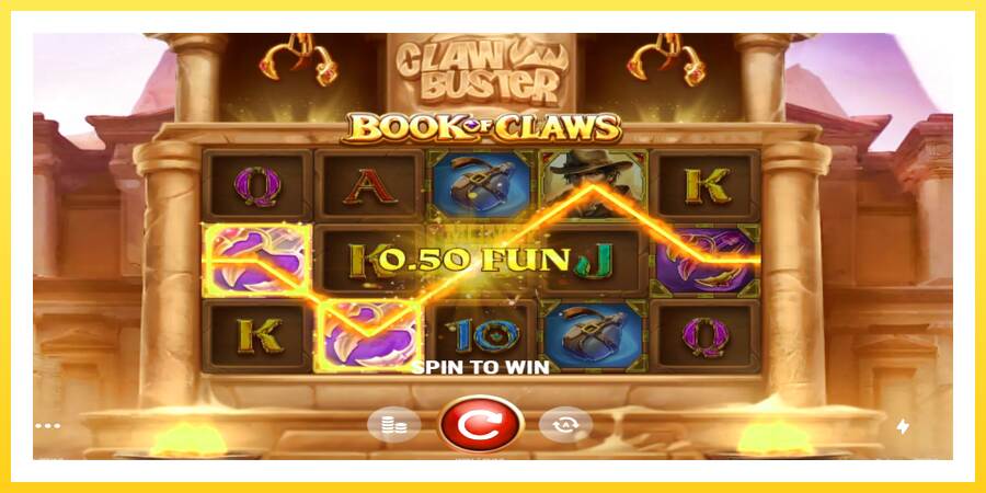 Slika 2 igralni avtomat Book of Claws