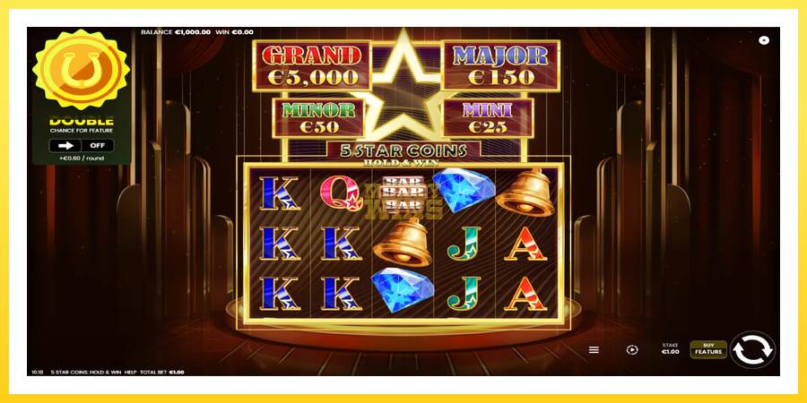 Slika 2 igralni avtomat 5 Star Coins: Hold & Win