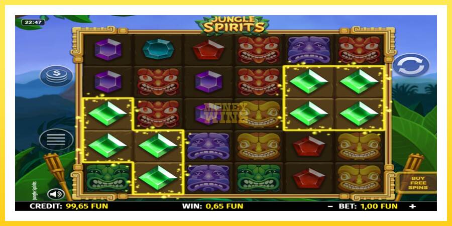 Slika 3 igralni avtomat Jungle Spirits