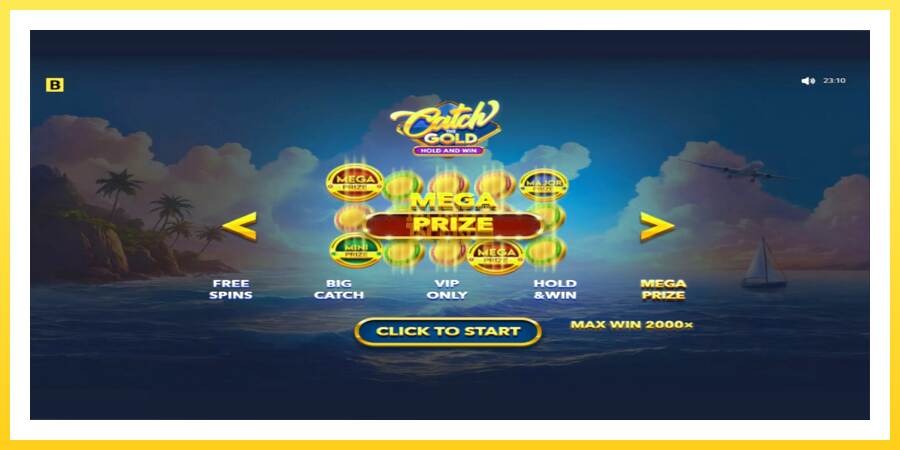 Slika 1 igralni avtomat Catch The Gold Hold and Win