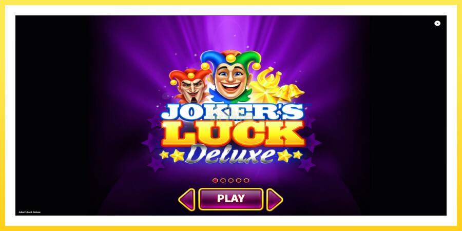 Slika 1 igralni avtomat Jokers Luck Deluxe