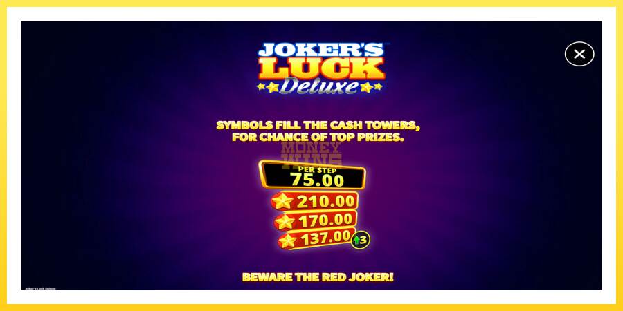 Slika 5 igralni avtomat Jokers Luck Deluxe