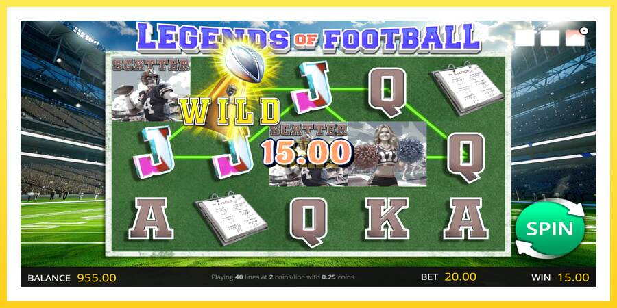 Slika 2 igralni avtomat Legends of Football