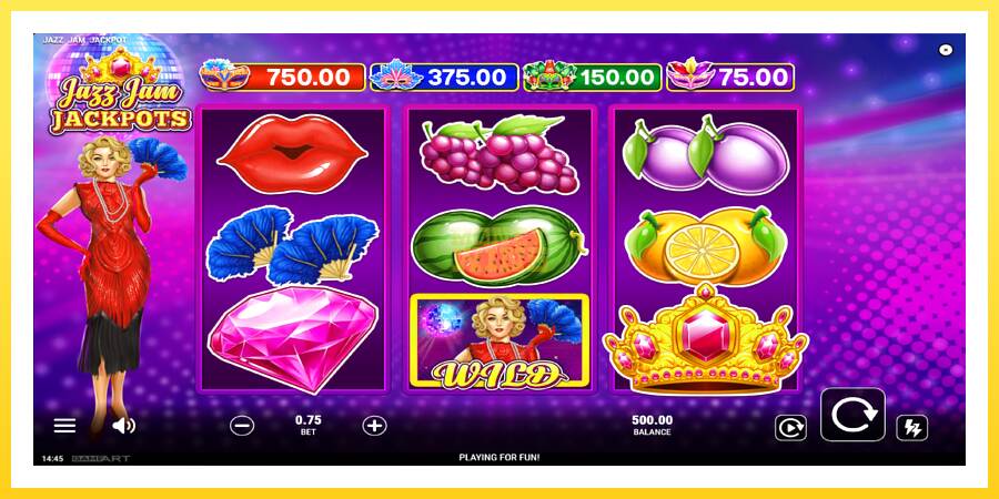 Slika 2 igralni avtomat Jazz Jam Jackpots