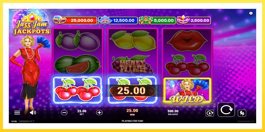 Slika 3 igralni avtomat Jazz Jam Jackpots