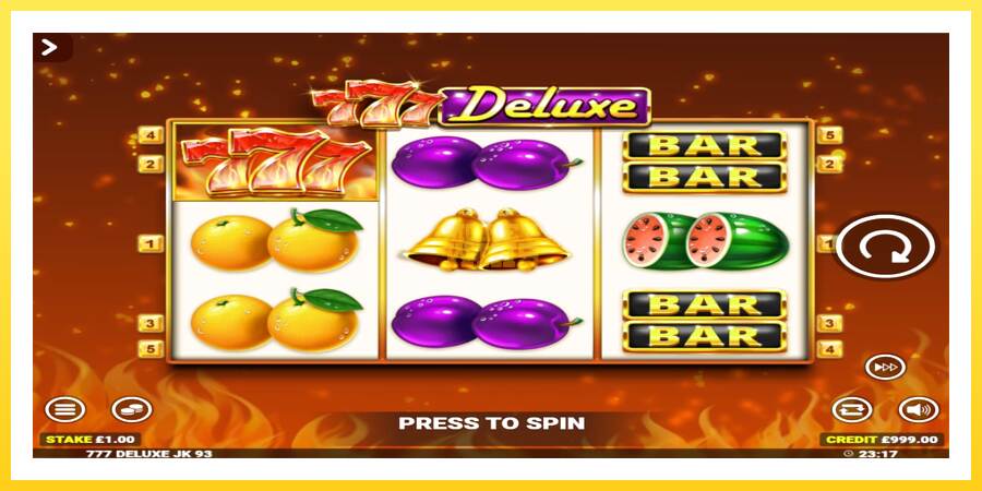 Slika 2 igralni avtomat 777 Deluxe Jackpot King