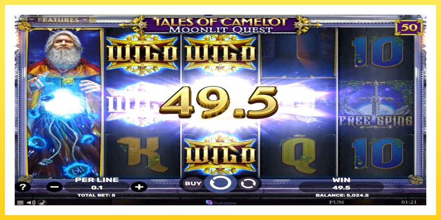 Slika 3 igralni avtomat Tales of Camelot - Moonlit Quest