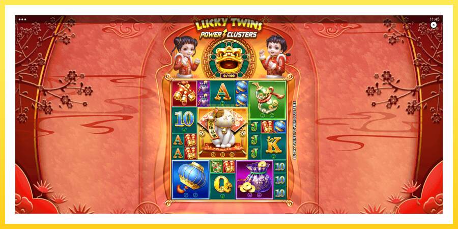 Slika 1 igralni avtomat Lucky Twins Power Clusters