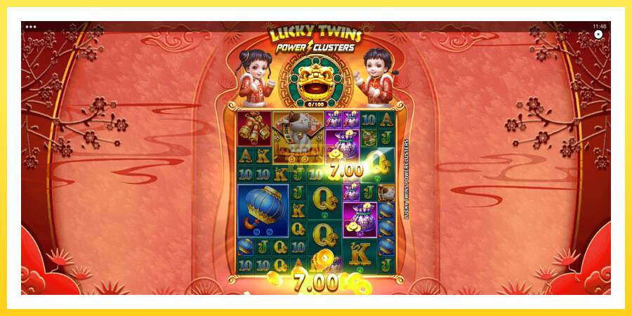 Slika 3 igralni avtomat Lucky Twins Power Clusters