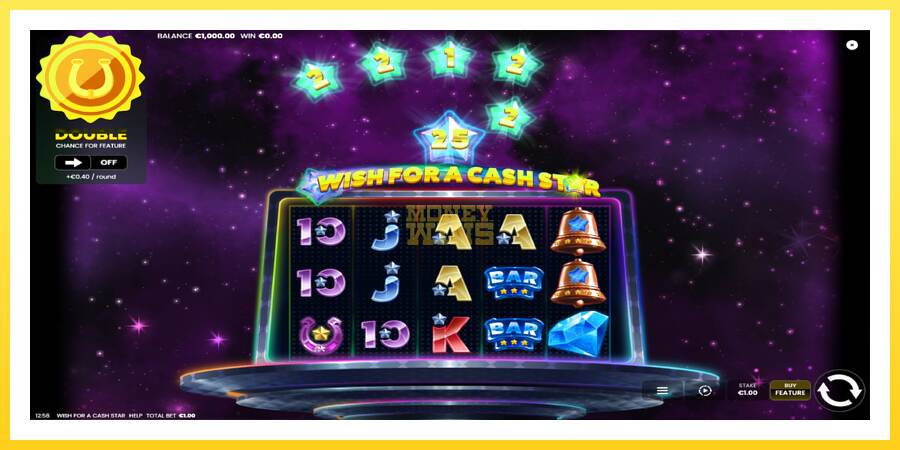 Slika 2 igralni avtomat Wish for a Cash Star