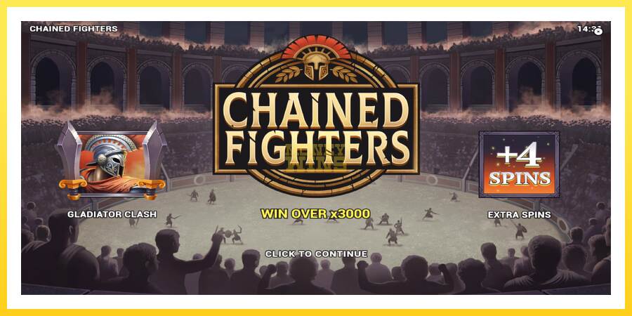 Slika 1 igralni avtomat Chained Fighters