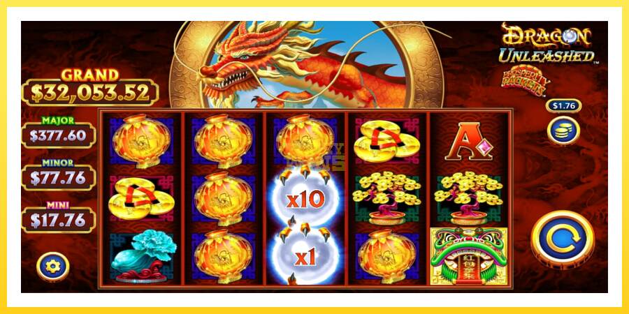 Slika 3 igralni avtomat Dragon Unleashed - Prosperity Packets