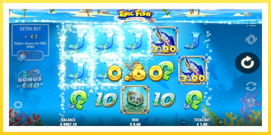 Slika 3 igralni avtomat Epic Fish Adventure