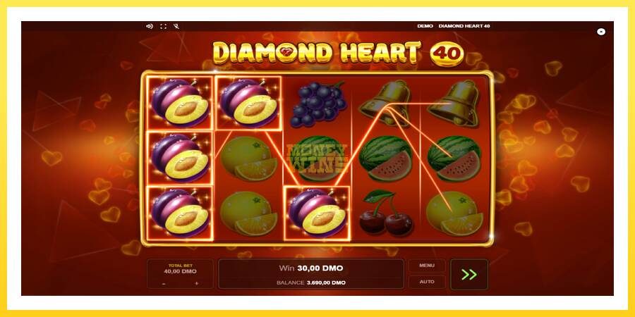 Slika 3 igralni avtomat Diamond Heart 40