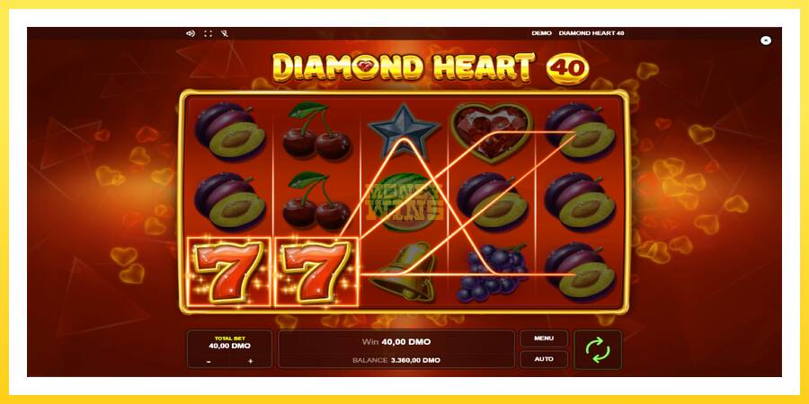 Slika 4 igralni avtomat Diamond Heart 40