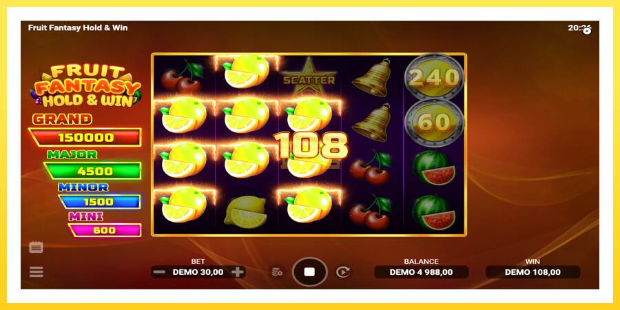 Slika 3 igralni avtomat Fruit Fantasy Hold & Win