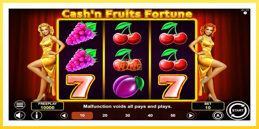 Slika 2 igralni avtomat Cashn Fruits Fortune