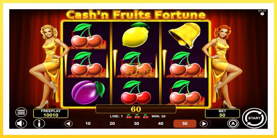 Slika 3 igralni avtomat Cashn Fruits Fortune