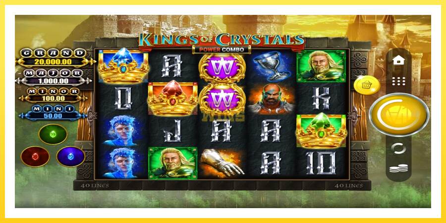 Slika 1 igralni avtomat Kings of Crystals