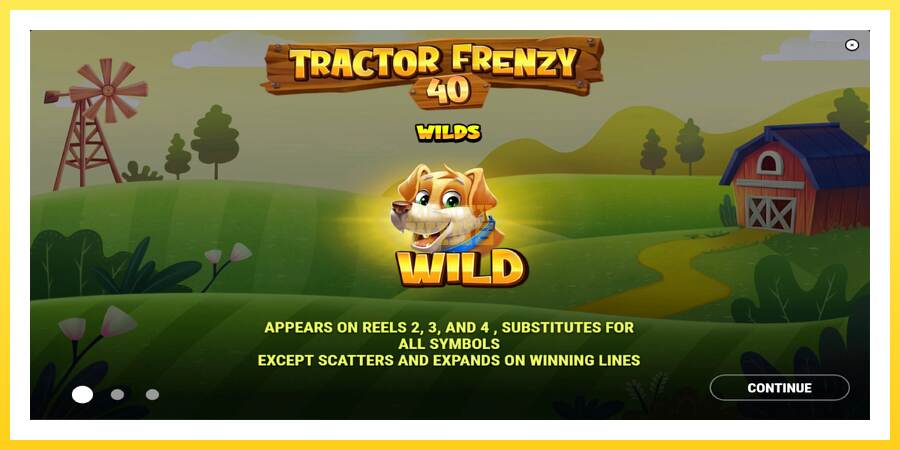 Slika 1 igralni avtomat Tractor Frenzy 40