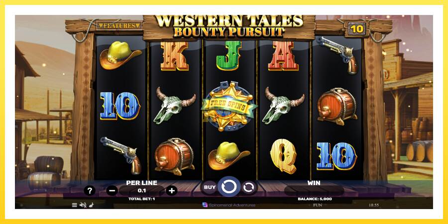 Slika 2 igralni avtomat Western Tales - Bounty Pursuit