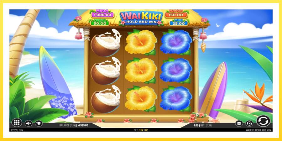 Slika 2 igralni avtomat Waikiki Hold and Win