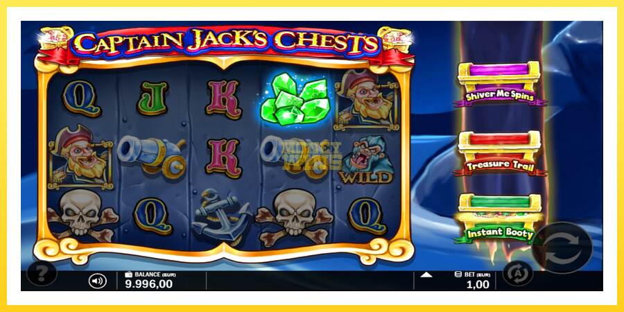 Slika 4 igralni avtomat Captain Jacks Chests