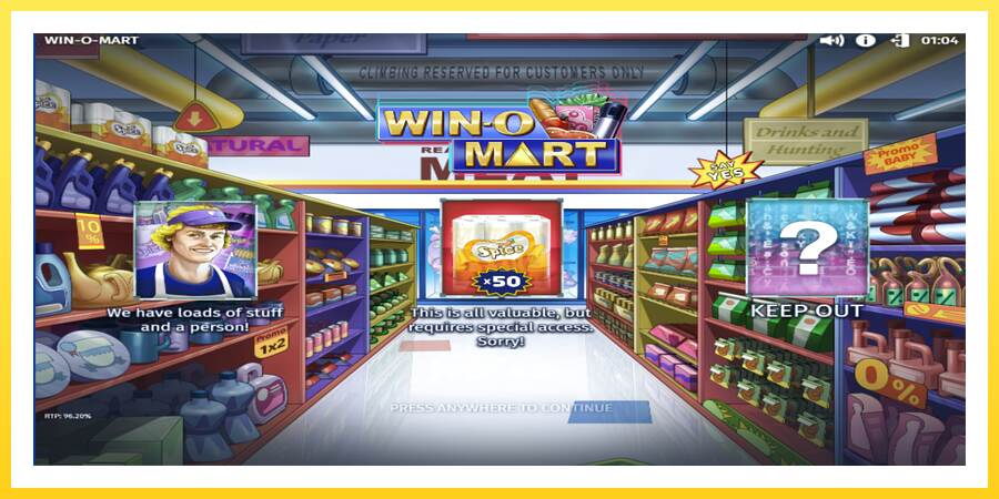 Slika 4 igralni avtomat Win-O-Mart